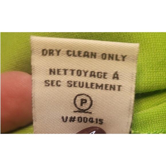 DVF Electric Lime Bubble Mini Skirt Sz 6 Fun Flirty EUC - Picture 10 of 15